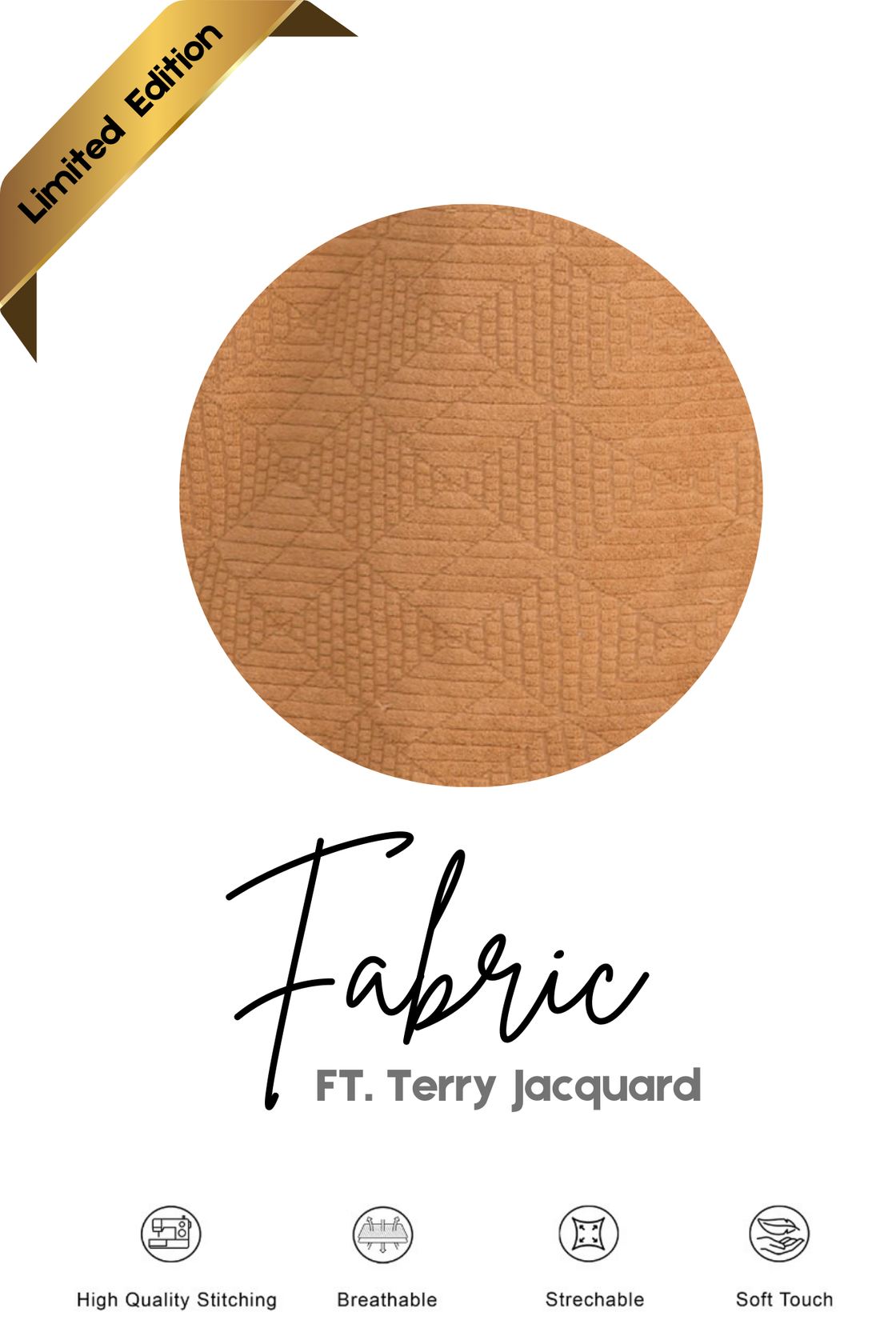 Bronze Terry jacquard